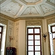Wall-painting. Fireplace room